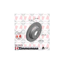 Тормозной диск ZIMMERMANN 150.1286.52 Фото