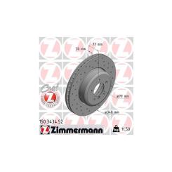 Тормозной диск ZIMMERMANN 150.3434.52 Фото