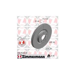 Тормозной диск ZIMMERMANN 200.2528.20 Фото