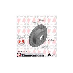 Тормозной диск ZIMMERMANN 430.2613.52 Фото