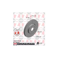 Тормозной диск ZIMMERMANN 430.2631.20 Фото