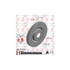 Тормозной диск ZIMMERMANN 460.1553.52 Фото
