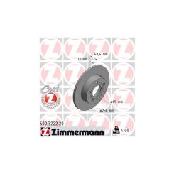 Тормозной диск ZIMMERMANN 600.3222.20 Фото