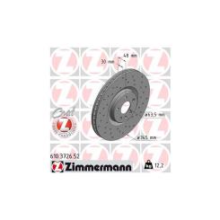 Тормозной диск ZIMMERMANN 610.3726.52 Фото
