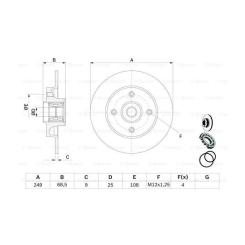 Тормозной диск Bosch 0 986 479 279 Фото 4