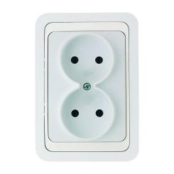 Розетка MAKEL Mimoza Белая Фото