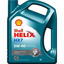 Моторное масло Shell Helix HX7 5W40 4л Фото