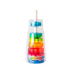 Развивающая игрушка Fat Brain Toys Пірамідка гвинтова тактильна SpinAgain Фото 1
