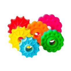 Развивающая игрушка Fat Brain Toys Пірамідка гвинтова тактильна SpinAgain Фото 2