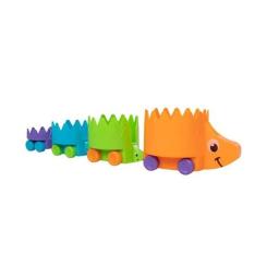 Развивающая игрушка Fat Brain Toys Пірамідка на колесах Їжачки Hiding Hedgehogs Фото 2