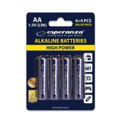 Батарейка Esperanza AA LR6 Alkaline * 8 Фото 2