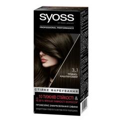 Краска для волос Syoss 3-1 Темно-каштановый 115 мл Фото