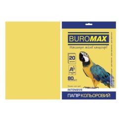 Бумага Buromax А4, 80g, INTENSIVE yellow, 20sh Фото