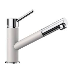 Смеситель Blanco KANO-S БЕЛЫЙ/ХРОМ Фото