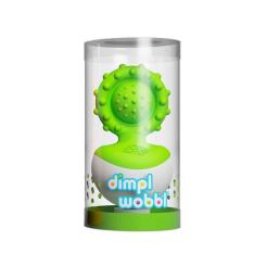 Погремушка Fat Brain Toys прорезыватель-неваляшка dimpl wobl зеленый Фото 1
