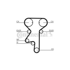Ремень ГРМ CONTITECH CT975 Фото 1