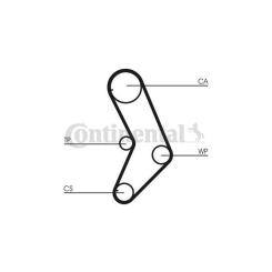 Ремень ГРМ CONTITECH CT999 Фото 1