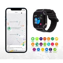 Смарт-часы Amigo GO008 MILKY GPS WIFI Black Фото 4