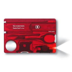 Мультитул Victorinox SwissCard Lite Transparent Red Фото 4