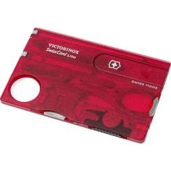 Мультитул Victorinox SwissCard Lite Transparent Red Фото 5