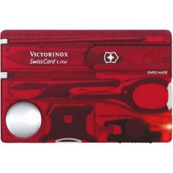 Мультитул Victorinox SwissCard Lite Transparent Red Фото 6