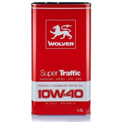 Моторное масло Wolver Super Traffic 10W-40 5л Фото