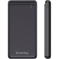 Батарея универсальная ColorWay 10 000 mAh Slim (USB QC3.0 + USB-C Power Delivery Фото 1
