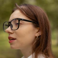 Очки компьютерные AirOn EYE CARE чорні Фото 7