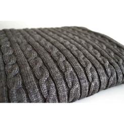 Плед Прованс Soft косы Графит 140x180 см Фото 1