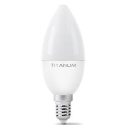 Лампочка TITANUM C37 6W E14 3000K Фото