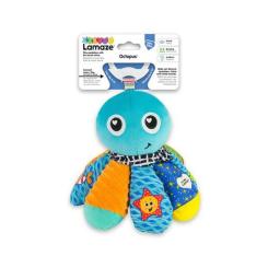 Игрушка на коляску Lamaze Восьминіг із пискавкою і дзеркальцем Фото 1