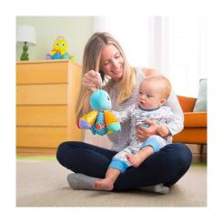 Игрушка на коляску Lamaze Восьминіг із пискавкою і дзеркальцем Фото 2