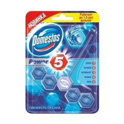 Туалетный блок Domestos Power 5 Свежесть океана 55 г Фото