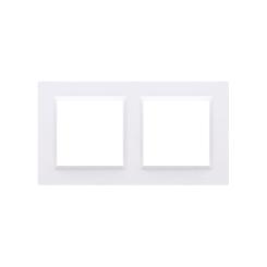 Рамка Simon 2x, белая Фото