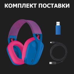 Наушники Logitech G435 Lightspeed Wireless Gaming Headset Blue Фото 10