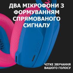 Наушники Logitech G435 Lightspeed Wireless Gaming Headset Blue Фото 4