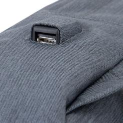Рюкзак для ноутбука RivaCase 15.6" 7562 dark grey anti-theft Фото 11