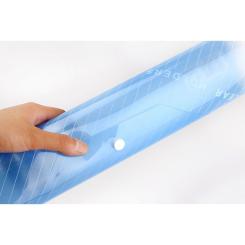 Папка - конверт Comix А4, прозора зелена Фото 1