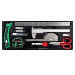 Набор инструментов Toptul вимірювальних в ложементі 11од. Фото
