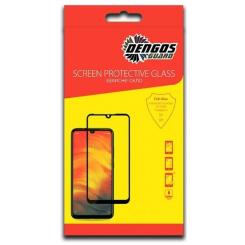 Стекло защитное Dengos Full Glue Oppo A16 (black) Фото