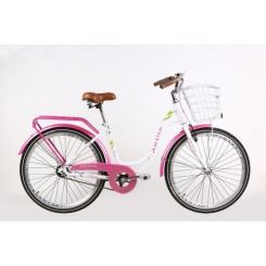Велосипед Ardis Berta 26" рама-17" St White/Pink Фото