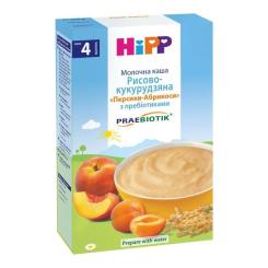 Детская каша HiPP молочная Рисово-кукурузная Персики-Абрикосы с преб Фото 1