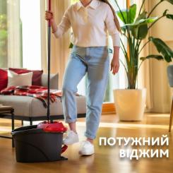 Комплект для уборки Vileda Ultramax Turbo Швабра и ведро с отжимом Фото 1