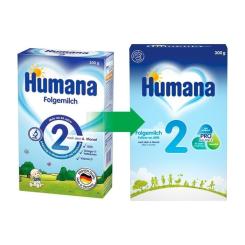Детская смесь Humana 2 молочна c пребіотиками 300 г Фото