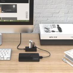 Концентратор Orico USB 2.0 4 port (W5P-U2-030-BK-PRO) Фото 1