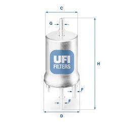 Фильтр топливный UFI 31.832.00 Фото