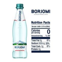 Минеральная вода Borjomi 0.33 газ скл Фото 4