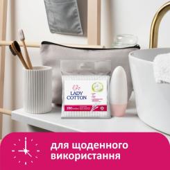Ватные палочки Lady Cotton в поліетиленовому пакеті 200 шт. Фото 3