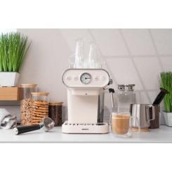 Рожковая кофеварка эспрессо Ardesto FCM-E15BG Фото 7