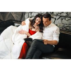 Одеяло MirSon пухова Luxury Exclusive 078 легке 110x140 см Фото 10